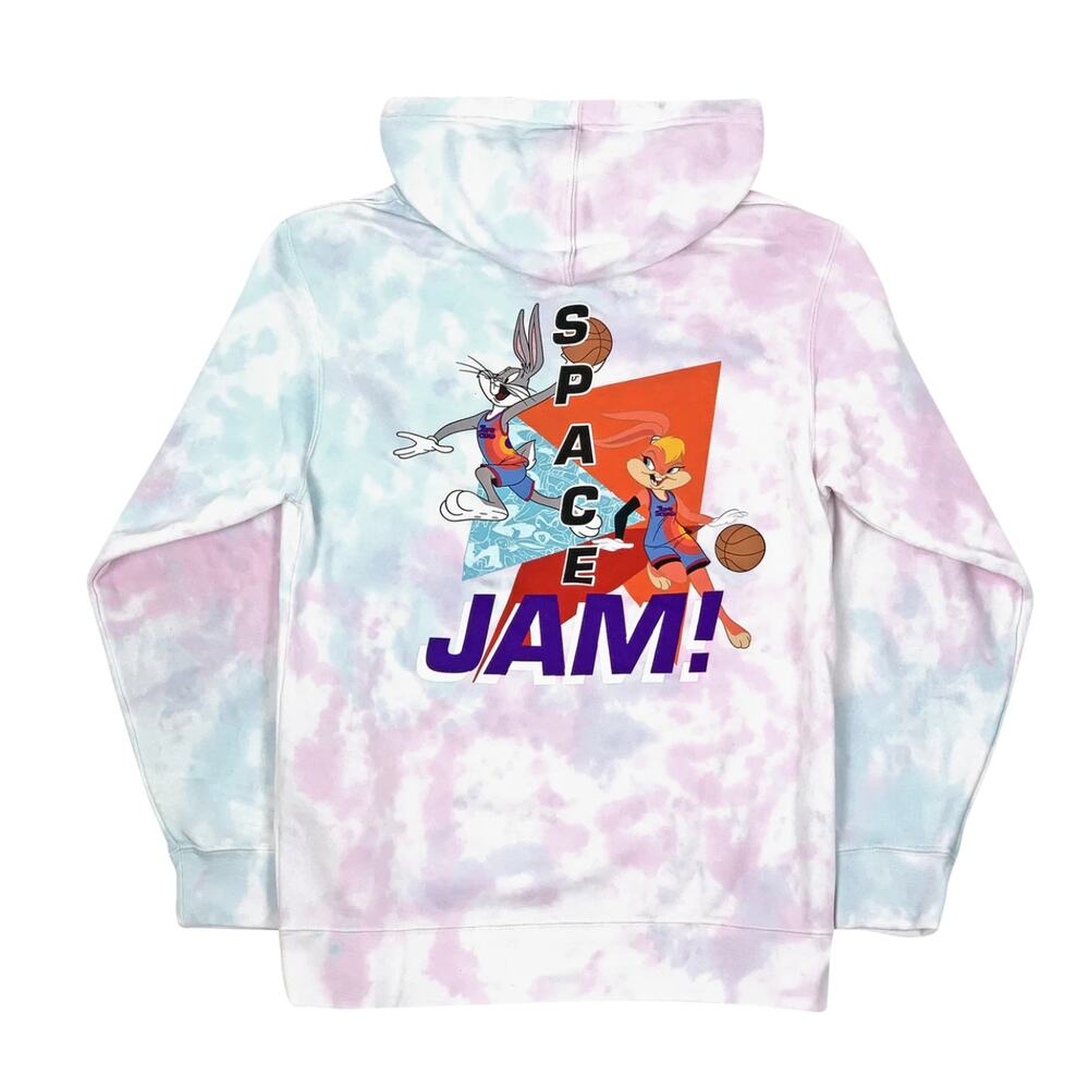 Mitchell & Ness X Space Jam Tune Squad Tie Dye Hoodie Men Medium NEW M